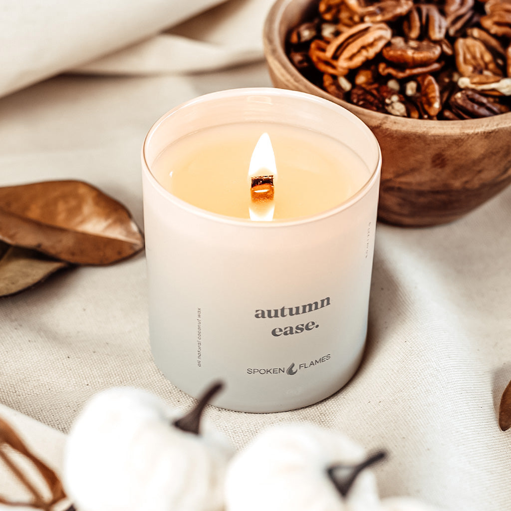 Spoken Flames Autumn Ease Candle for Fall