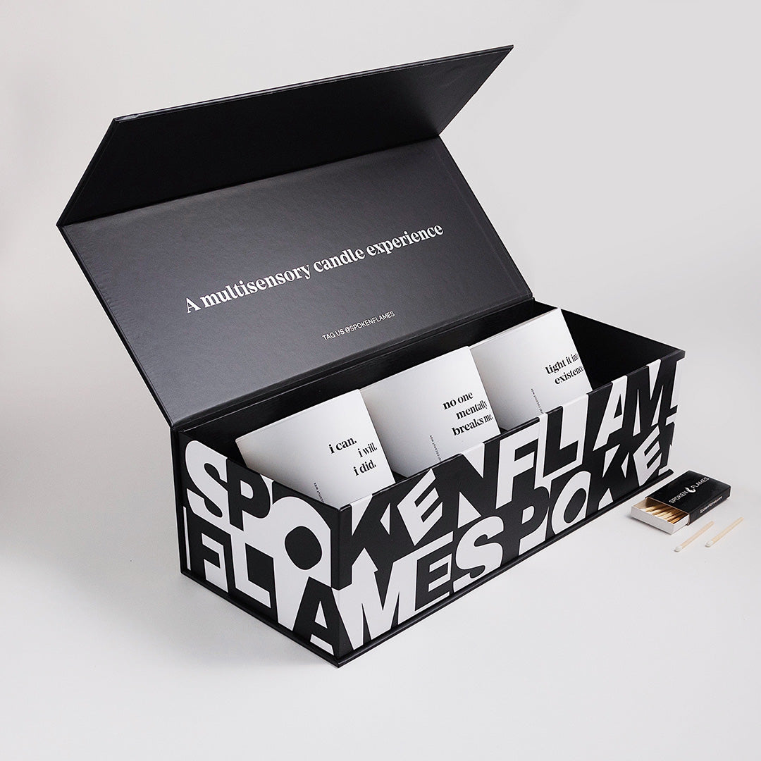 Spoken Flames Candle Set Straight Facts