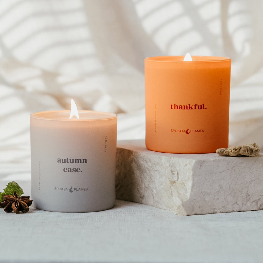 Fall Candle Bundle: Autumn Ease Candle and Thankful Candle