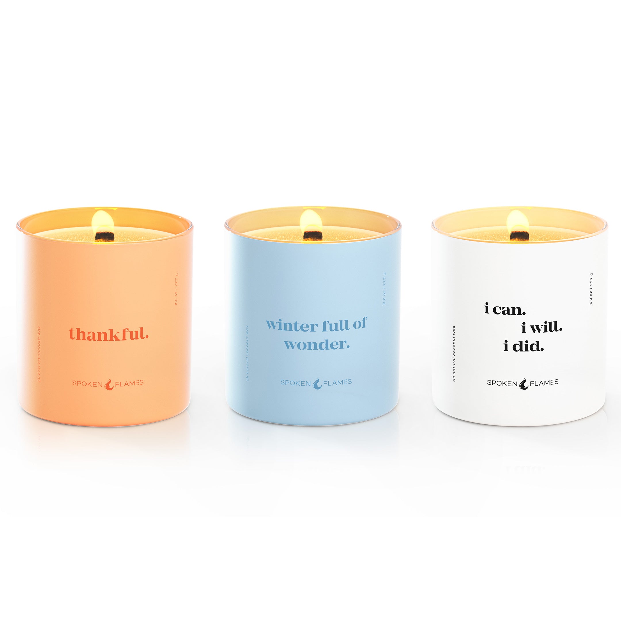 Fall Winter Candle Set